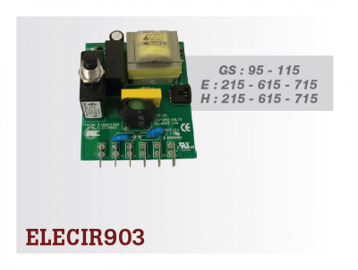 Elektronika vysávača CycloVac - ON/OFF, ELECIR903