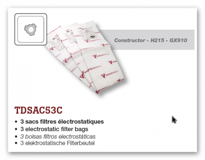 Vrecká do vysávača Cyclovac TDSAC53C / TDSAC93C